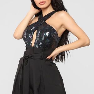 A Beautiful Night Sequin Jumpsuit